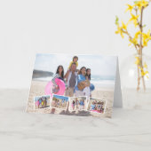 5 Foto Collage Sjabloon gepersonaliseerd (Gele Bloem)