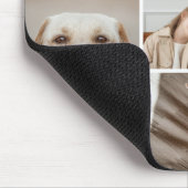 5 Foto Collage Sjabloon gepersonaliseerd Muismat (Hoek)