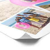 5 Foto Collage Sjabloon gepersonaliseerd Poster (Hoek)