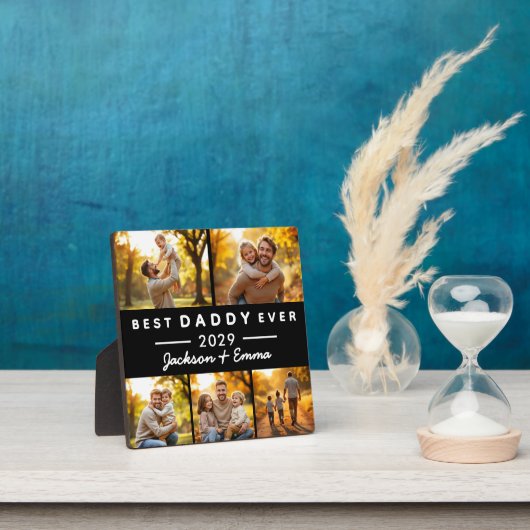 5 foto collage Vaderdag beste papa ooit Fotoplaat (Insitu)
