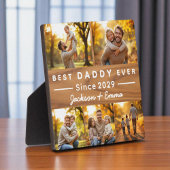5 Foto Collage Wood Vaderdag Beste Daddy Ooit Fotoplaat