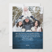 5 Foto: een jaar kerstrood Boerderij Truck Feestdagenkaart (Achterkant)