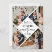 5 foto Elegant Bedankkaart (Voorkant)