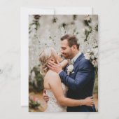 5 foto Elegant Bedankkaart (Achterkant)