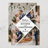 5 foto Elegant Bedankkaart (Voorkant / Achterkant)