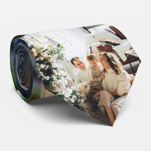 5 Foto Gepersonaliseerd Collage Stropdas (Opgerold)