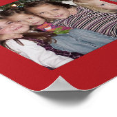5 Foto Holiday Collage - Rood Poster (Hoek)