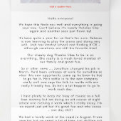 5 Foto jaar in Uitzicht feestelijke nieuwsbrief Fl Drieluik Wenskaart (Binnenkant midden)