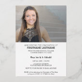 5 Foto koninklijke gradustrie Uitnodiging (Achterkant)