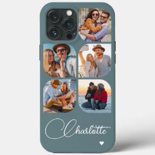 5 Foto Modern Trendy Eenvoudige Gepersonaliseerde Case-Mate iPhone Case