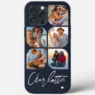 5 Foto Modern Trendy Eenvoudige Gepersonaliseerde  Case-Mate iPhone Case