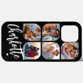 5 Foto Modern Trendy Simple Persoonlijke Naam Case-Mate iPhone Case (Achterkant (horizontaal))