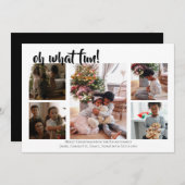 5 foto Oh wat een leuke kerst Feestdagenkaart (Voorkant / Achterkant)