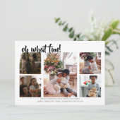 5 foto Oh wat een leuke kerst Feestdagenkaart (Staand voorkant)