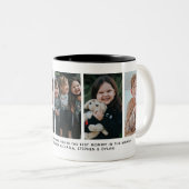 5-foto persoonlijk bericht tweekleurige koffiemok (Voorkant rechts)