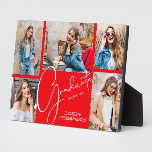 5 Foto Red Afstuderen Keepomwille Fotoplaat (Zijkant)