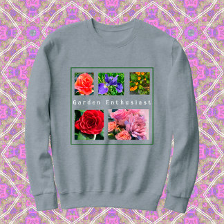 5-Foto - Sjabloon met bloemen personaliseren Trui