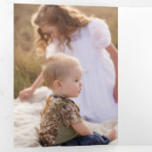 5 Foto Valentijnsdag Trifold Kaart (Binnenzijde eerst)