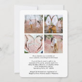 5 Foto Virtual Couples Vrijgezellenfeest per post Kaart (Achterkant)