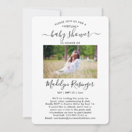 5 Foto Virtual Long Distance Baby shower door Mail Kaart