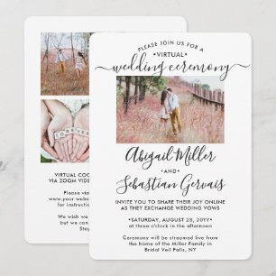 5 Foto virtuele bruiloft lange afstand Kaart