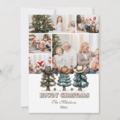 5 foto Western Howdy Christmas Feestdagenkaart (Voorkant)