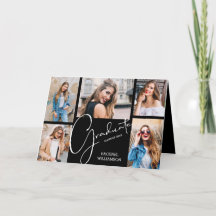 5 foto zwart Afstuderen