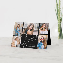 5 foto zwart Afstuderen