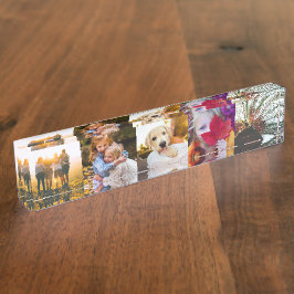 5 Fotoblok Edge Print Desk Bord Naambordje
