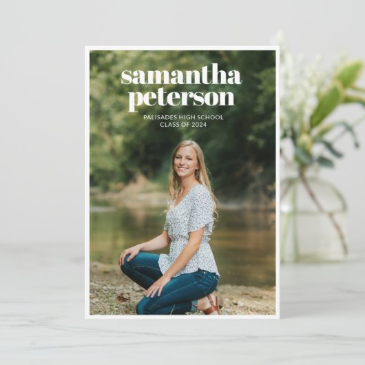 5 Fotocollage 2024 Afstuderen Aankondiging (Staand voorkant)