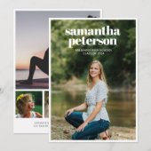 5 Fotocollage 2024 Afstuderen Aankondiging (Voorkant / Achterkant)