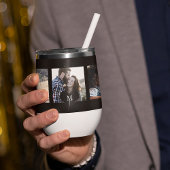 5 Fotocollage gepersonaliseerde moderne monogram