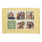 5 Fotocollage - met citroen en salie achtergrond Kussensloop (Voorkant)