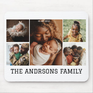 5 fotocollage Mousepad Muismat