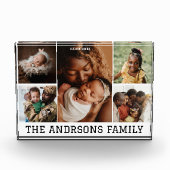 5 fotocollage van familie Fotoblok (Voorkant)