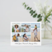 5 Fotocollage Voeg uw eigen Wenskaart toe (Staand voorkant)