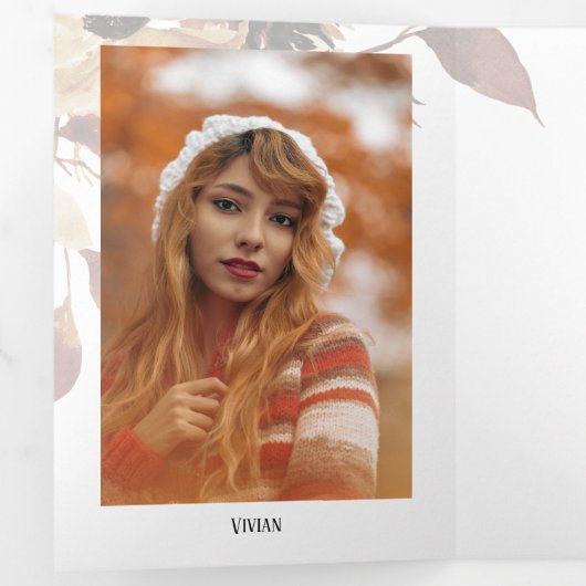 5 Fotodrievoudig Afstuderen Kaart (Binnenzijde eerst)