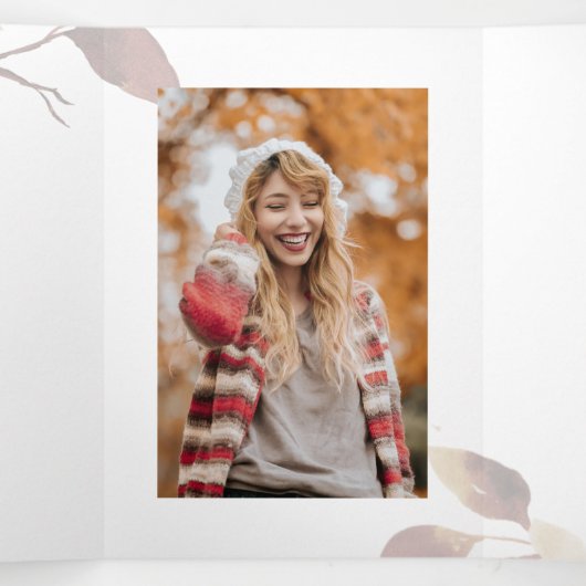 5 Fotodrievoudig Afstuderen Kaart (Binnenkant midden)