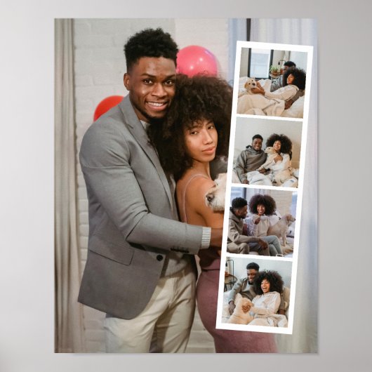 5 Fotohokje Moderne Gepersonaliseerde Poster (Voorkant)
