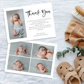 5 Foto's Baby Girl of Boy Script Dank u Aankondiging