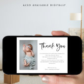 5 Foto's Baby Girl of Boy Script Dank u Aankondiging