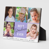 5 Foto's Best Grandma Ever Family Fotoplaat (Zijkant)