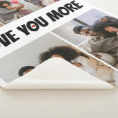 5 foto's Collage houdt meer van je Sherpa Deken (3/4)