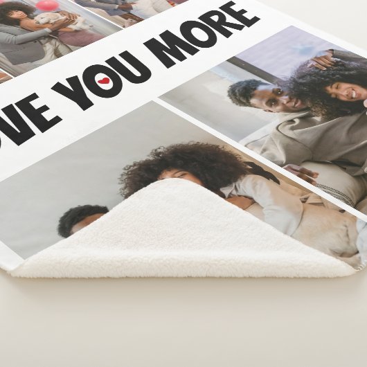 5 foto's Collage houdt meer van je Sherpa Deken (3/4)