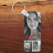 5 foto's collage sleutelhanger (Voorkant)