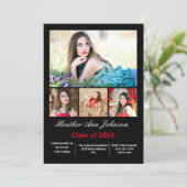 5 Foto's Collage Verticaal - Aankondiging Afstudee (Staand voorkant)