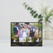 5 foto's gepersonaliseerd dankzij de sjabloon van  briefkaart (Staand voorkant)