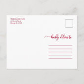 5 Foto's Stijlvol script voor het kleuren Briefkaart (Achterkant)