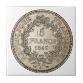 5 FRANKRIJK COIN 1849 TEGELTJE (Voorkant)