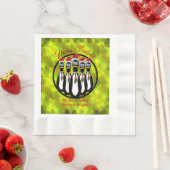 5 Funny Frazzled Santa Penguins Persoonlijk Servet (Insitu)